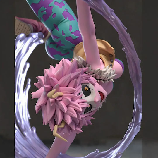 Άβαφη 3d Φιγούρα Mina Ashido Up Side Down Βάψιμο Diy Δώρο Χρώματα 15,2 Cm 1:12