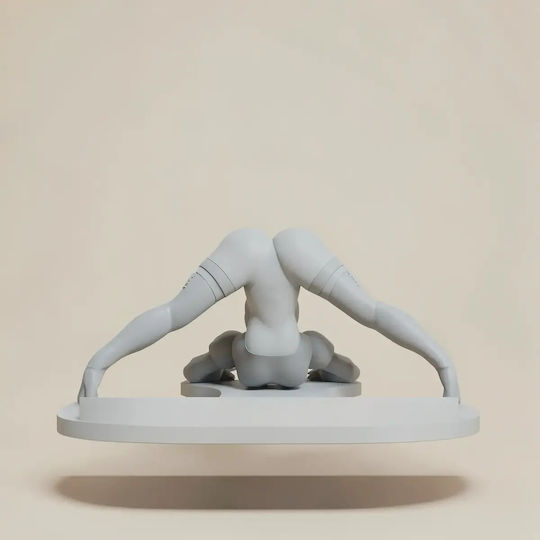 Άβαφη 3d Φιγούρα Nsfw 2b Phone Holder 3d Printing Model Βάψιμο Diy Δώρο Χρώματα 15,2 Cm 1:12