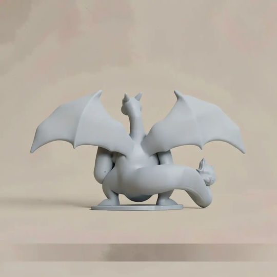 Unpainted 3D Figure Charizard Joystick Holder 3D Model Sculpture Painting DIY Gift Colors 15.2 Cm 1:12
