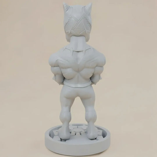 Unpainted 3D Figure Black Panther Joystick Holder 3D Painting DIY Gift Colors 15.2 Cm 1:12