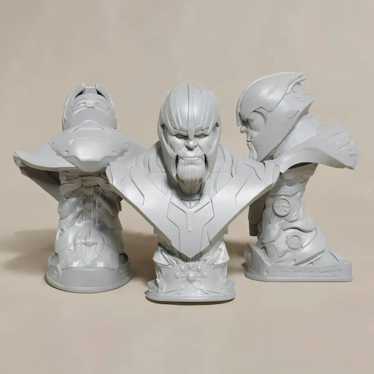 Unpainted 3D Figure Thanos Armor Bust 3D Painting DIY Gift Colors 20 Cm 1:8