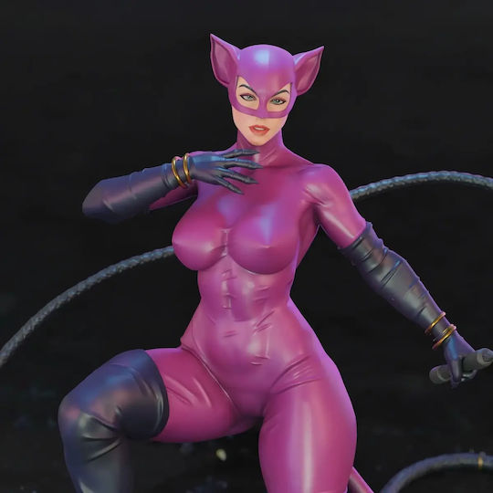 Sammlbare Figur Catwoman Long Halloween 3d Bemalt Diy Geschenk Farben 20 Cm 1:8