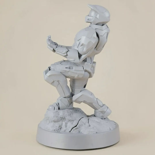 Unpainted 3D Figure Master Chief Controller Holder Painting DIY Gift Colors 15.2 Cm 1:12