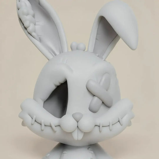 Άβαφη 3d Sammelbare Figur Bugs Bunny Chibi Plush 3d Βάψιμο Diy Δώρο Χρώματα 15,2 Cm 1:12