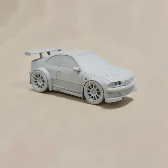iLovePrints Sammelbare Figuren Abgebaute 3d Figur Modell Kit Car Bmw M3 Gtr E46 Bemalung Diy Geschenk Farben 20 Cm 1:8