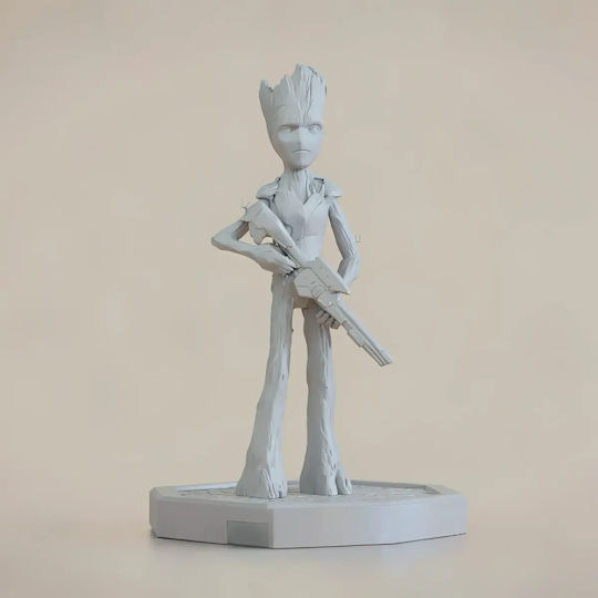 Unpainted 3D Figure Teenage Groot Painting DIY Gift Colors 20 Cm 1:8