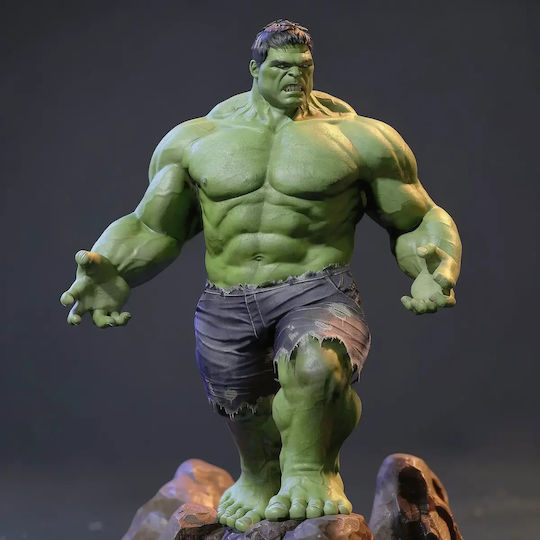 Άβαφη 3d Φιγούρα Hulk Power From Marvel Βάψιμο Diy Δώρο Χρώματα 15,2 Cm 1:12