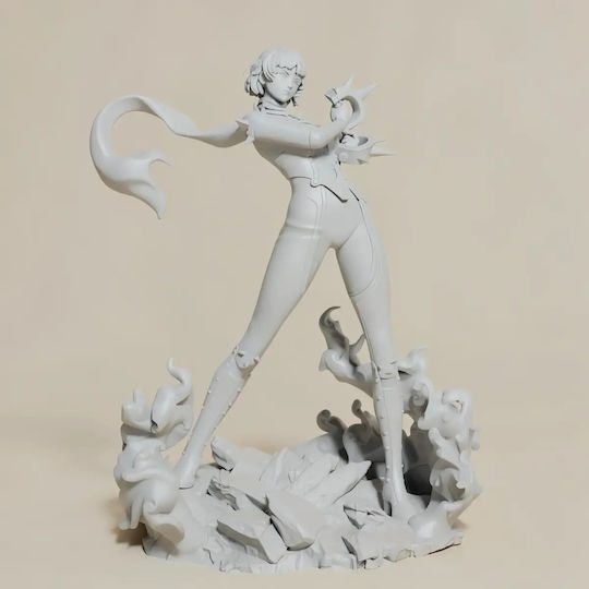 Небоядисана 3D Фигура Makoto Persona 5 Боядисване DIY Подарък Цветове 15,2 См 1:12