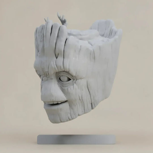 Unpainted 3D Figure Cosplay Groot Mask Wearable Painting DIY Gift Colors 15.2 Cm 1:12