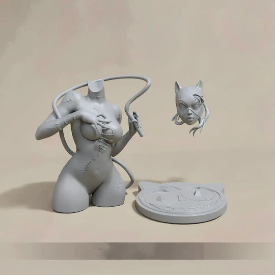 Unpainted 3d Figur Catwoman Tear Suit Bust Files Painting Diy Geschenk Farben 15,2 Cm 1:12