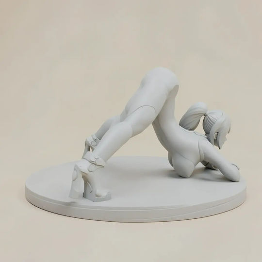 Άβαφη 3d Φιγούρα Samus Aran Phone Holder 3d Βάψιμο Diy Δώρο Χρώματα 15,2 Cm 1:12