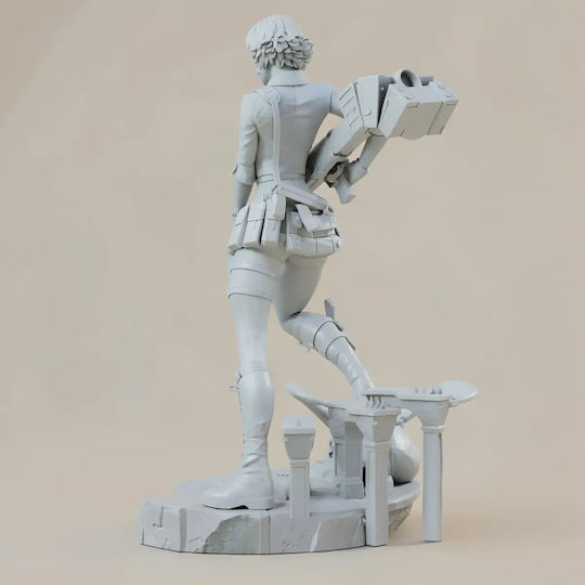 Unpainted 3D Figure Lady From Devil May Cry Painting DIY Gift Colors 15.2 Cm 1:12