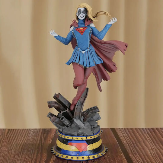 Άβαφη 3D Фигура Supergirl Joker Infected 3D Печатна Фигурка Боядисване DIY Подарък Цветове 20 см 1:8