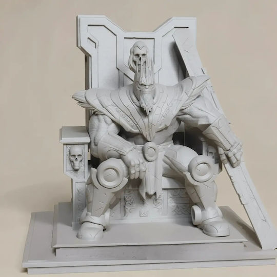 Unpainted 3D Figure Old Thanos On Throne Painting Diy Gift Colors 20 Cm 1:8