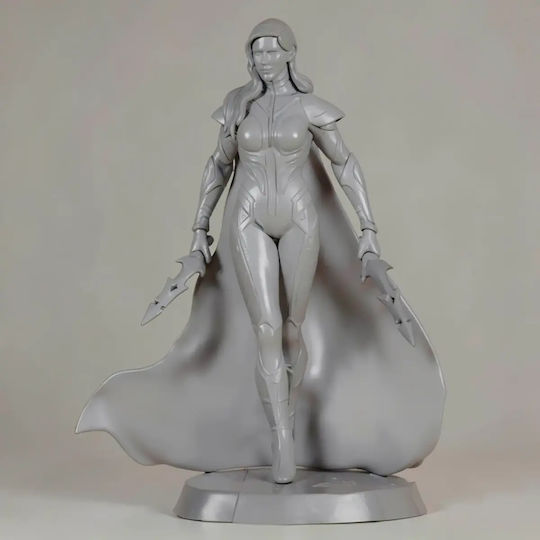 Unpainted 3D Figure Hela Helmet 3D Printing Model Thor Painting DIY Gift Colors 20 Cm 1:8