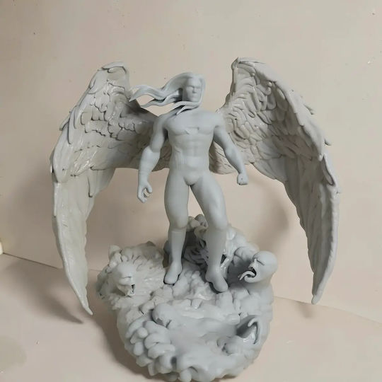 Unpainted 3D Figure Superman Evil Painting DIY Gift Colors 20 Cm 1:8