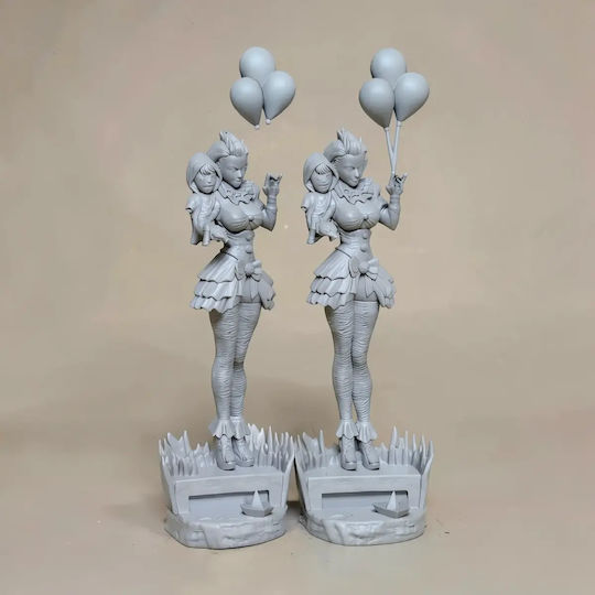 Unpainted 3D Figure Female Pennywise Painting DIY Gift Colors 20 Cm 1:8