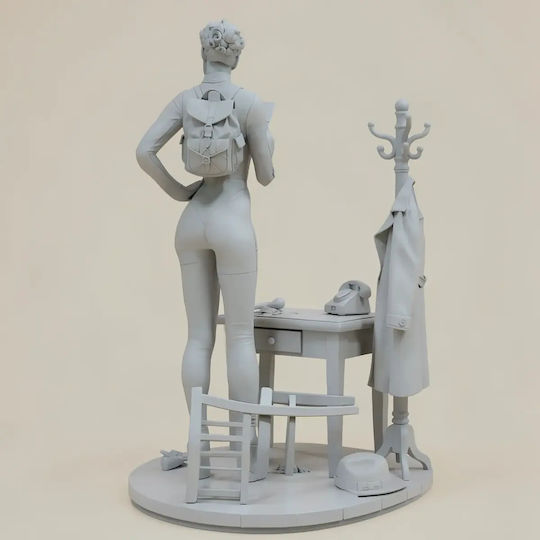 Unbemalte 3d Figur Catwoman Detective 3d Bemalung Diy Geschenk Farben 20 Cm 1:8