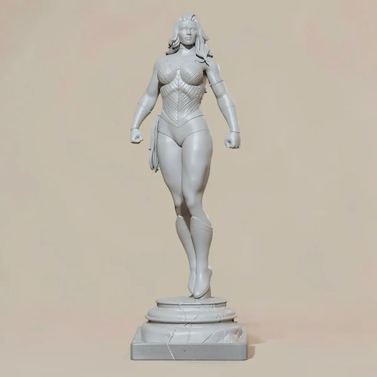 Unbemalte 3d Figur New 52 Wunderfrau 3d Druckmodelle Bemalung Diy Geschenk Farben 20 Cm 1:8