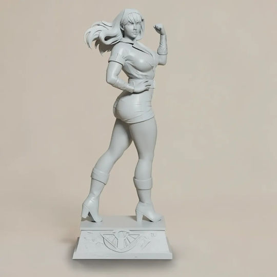 Άβαφη 3d Φιγούρα Bombshell Wonder Woman V2 Βάψιμο Diy Δώρο Χρώματα 20 Cm 1:8
