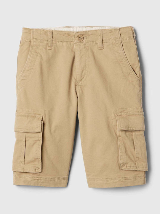 Kinder-Shorts/Bermudas Stoff Khaki