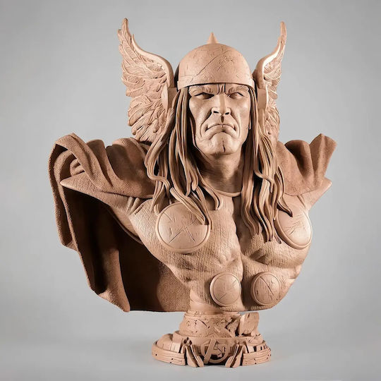 Unpainted 3D Figure Thor Portrait Bust Comics 358mm Painting DIY Gift Colors 30 cm 1:6