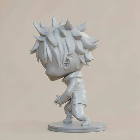 Небоядисана 3D Фигура Megumi Fushiguro Chibi Jujutsu Kaisen 3D Модел Боядисване DIY Подарък Цветове 30 см 1:6