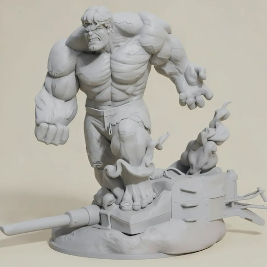 Unpainted 3D Figure Hulk Tank Base Painting DIY Gift Colors 20 Cm 1:8