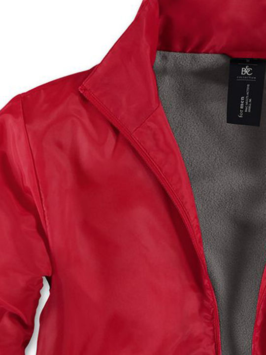 JM825 Men's Winter Jacket Waterproof and Windproof Red