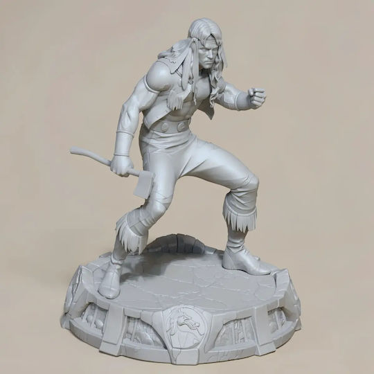 Άβαφη 3D Фигура Nightwolf Mortal Kombat 3D Модел Боядисване DIY Подарък Цветове 30 см 1:6