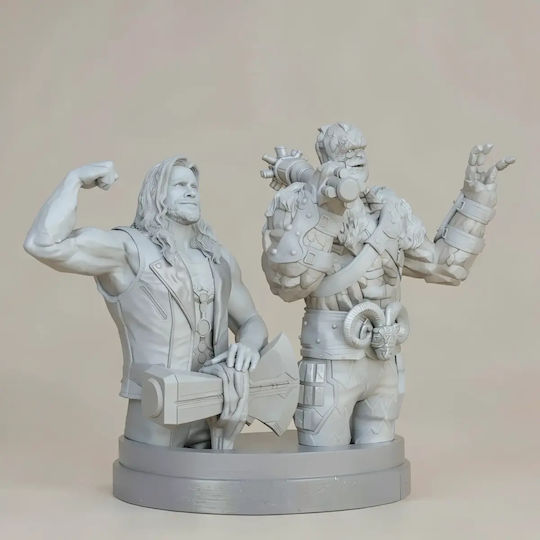 Unpainted 3D Figure Casual Thor Painting Diy Gift Colors 15.2 Cm 1:12