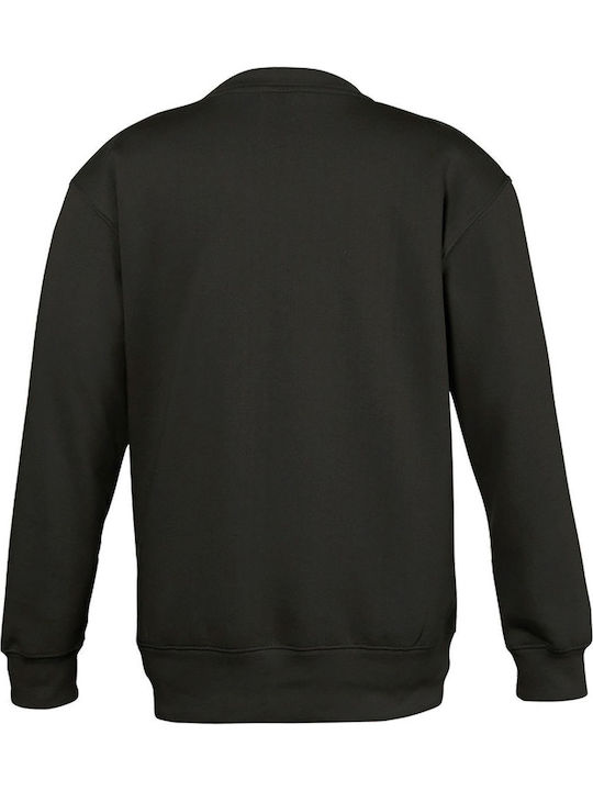 Children's Unisex Sweatshirt Stranger Things Christmas Snowflakes Black