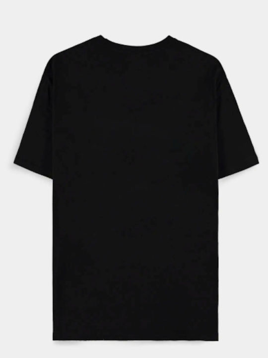 T-shirt Lord Rings Logo Inscription Μαύρο T-shirt Lord Rings Logo Inscription Μαύρο