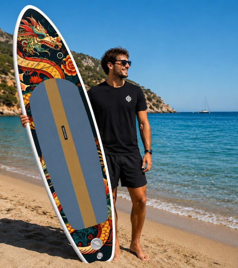 Homeone Inflatable SUP Board with Length 3.2m Red