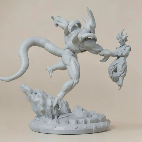 Άβαφη 3d Фигура Cooler Гоку 3d Модел V2 Боядисване Diy Подарък Цветове 15,2 См 1:12