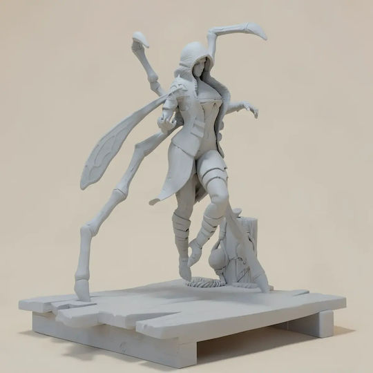 Άβαφη 3D Фигура D Vorah От Mortal Kombat Боядисване DIY Подарък Цветове 30 см 1:6