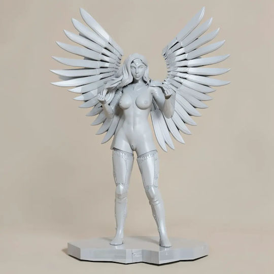 Unpainted 3D Figur Wonder Woman Golden Wing Painting Diy Geschenk Farben 15,2 Cm 1:12