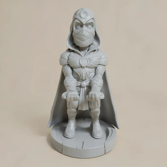 Unpainted 3D Figure Moon Knight Joystick Holder 3D Painting DIY Gift Colors 15.2 Cm 1:12