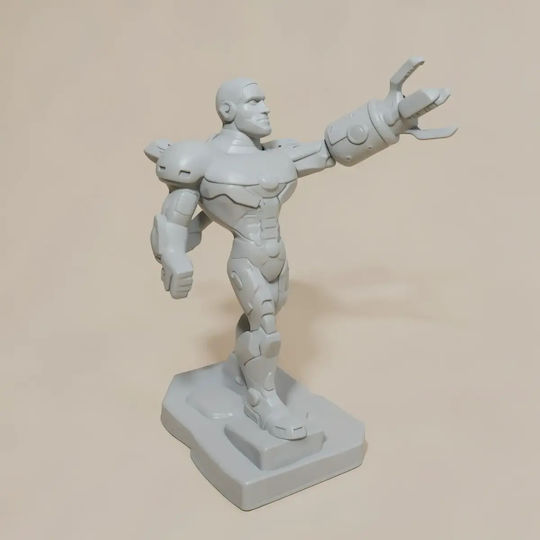Άβαφη 3D Фигура Disney Infinity Style Collection Cyborg Боядисване DIY Подарък Цветове 30 см 1:6