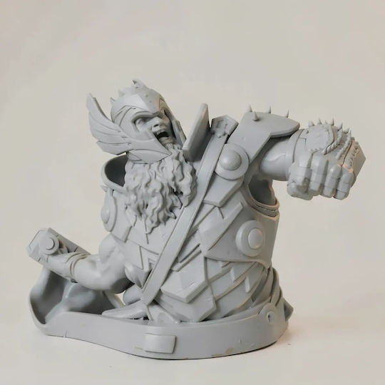Άβαφη 3d Φιγούρα King Thor 3d Model Action Pose Βάψιμο Diy Δώρο Χρώματα 30 Cm 1:6