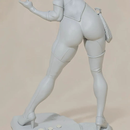 Unpainted 3D Figur Catwoman Diamond Digital Sculpture Painting Diy Geschenk Farben 15,2 Cm 1:12