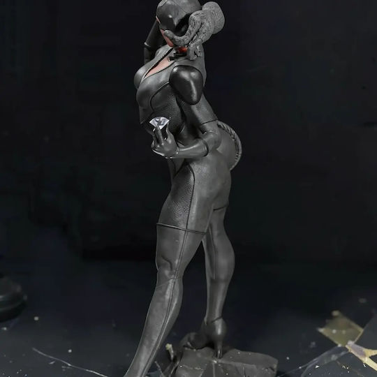 Unpainted 3D Figur Catwoman Diamond Digital Sculpture Painting Diy Geschenk Farben 15,2 Cm 1:12