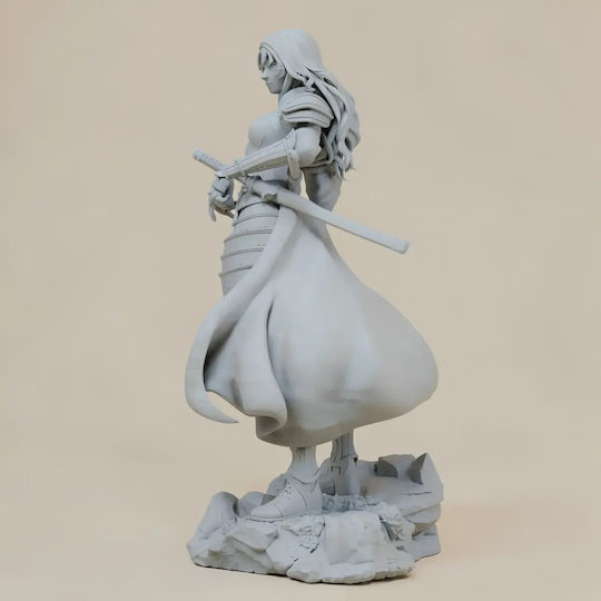 Unpainted 3D Figur Samurai Wonder Woman Painting Diy Geschenk Farben 20 Cm 1:8