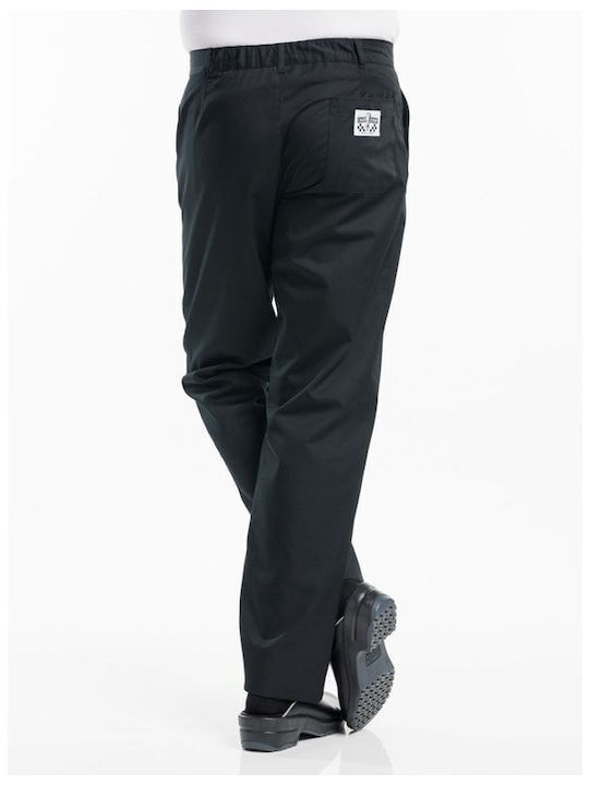 Regular Ανδρικό Παντελόνι Regular Fit Μαύρο