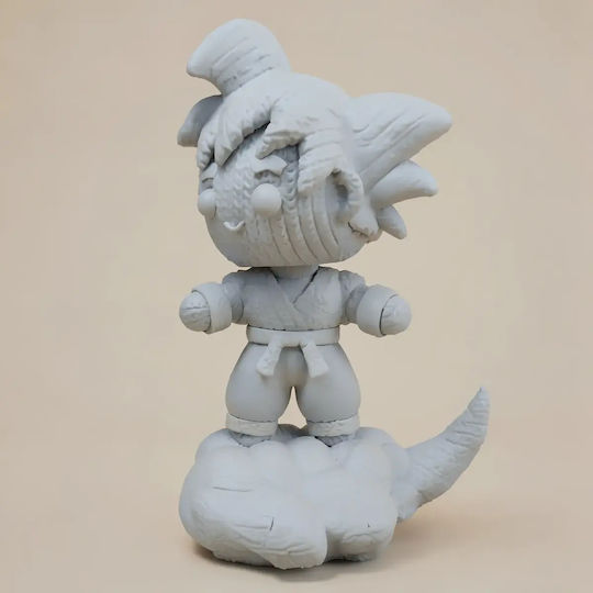 Άβαφη 3D Фигура Super Basic Плетен Гоку Боядисване DIY Подарък Цветове 15,2 см 1:12