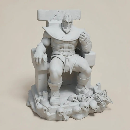 Άβαφη 3D Фигура Танос На Черепен Трон 1 6 Боядисване DIY Подарък Цветове 20 См 1:8