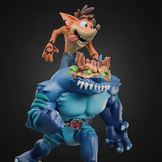Άβαφη 3d Фигура Crash Bandicoot 300мм Боядисване Diy Подарък Цветове 20 См 1:8