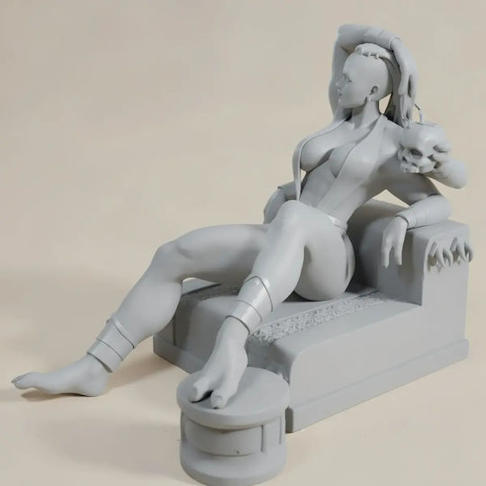 Небоядисана 3D Фигура Sheeva Mortal Kombat Relax 3D Боядисване DIY Подарък Цветове 20 см 1:8