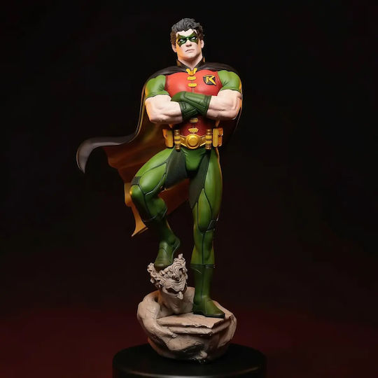 Unpainted 3D Figure Robin On Joker Base Painting Diy Gift Colors 20 Cm 1:8