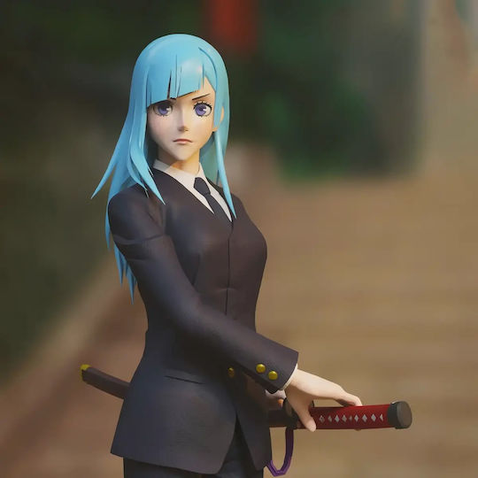 Небоядисана 3D Фигура Miwa Kasumi Jujutsu Kaisen Боядисване DIY Подарък Цветове 15,2 См 1:12